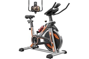 SDHYL Exercise Bike for Home Gym, Cycle Bike Indoor Low Noise Belt Drive, Cycling Fitness Bike with Digital Display &Comforta