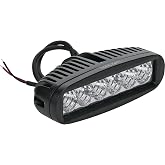 Tiger Lights LED Flood Light 12-24 Volt | OEM replacement, for outdoor power equipment, 12-24 Volt, 1.5 Amp, 1300 Lumens, 18 Watt, 6 1/4 in Length, 18 Wattage, TL118F