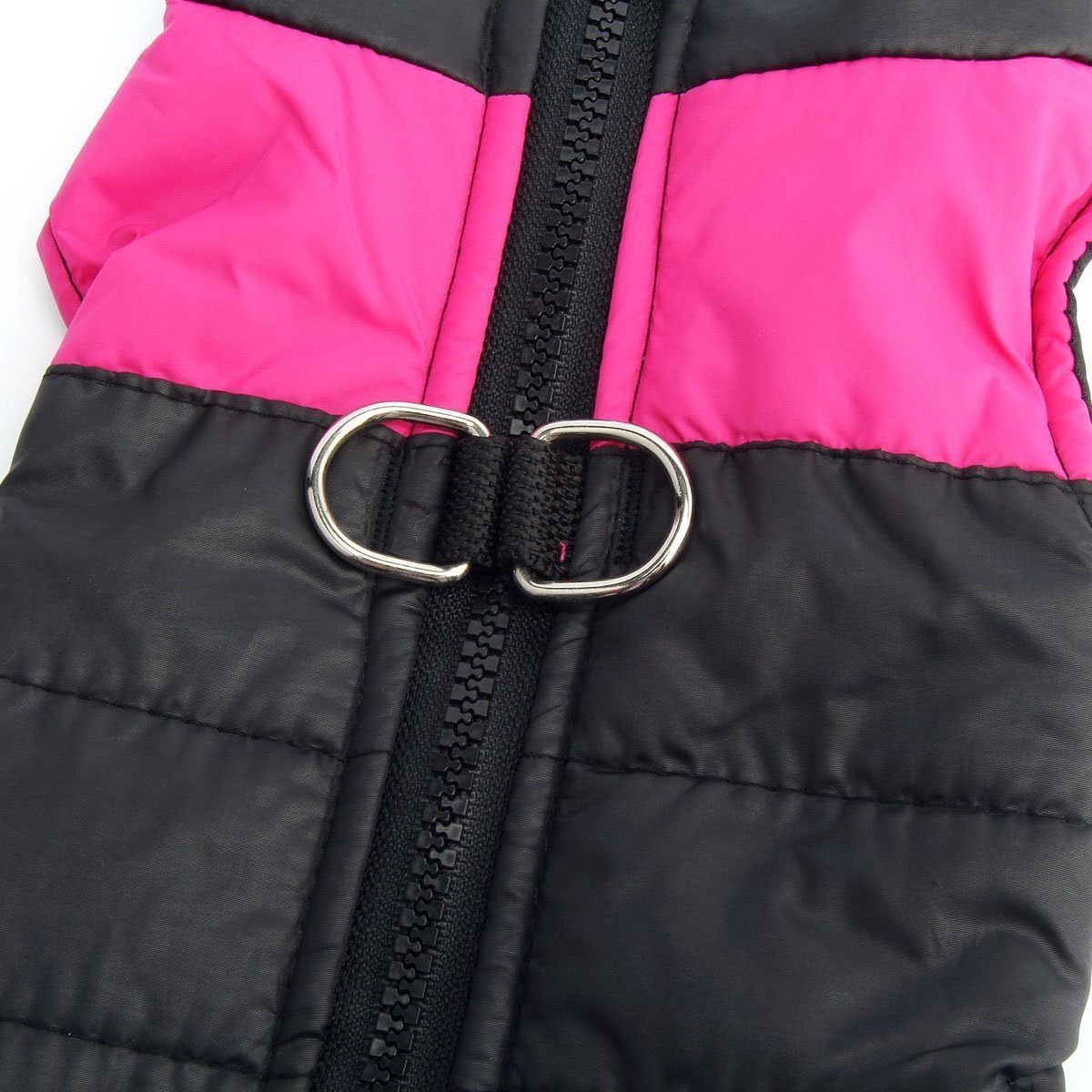 ZoonPark® Pet Dogs Winter Coat Jacket Apparel,Dog Cat Warm Soft Light Waterproof Coat Jacket Vest Harness Padded Puffer Warm Winter Clothes for Small Medium Big Dog Large Dog (L - Image 5