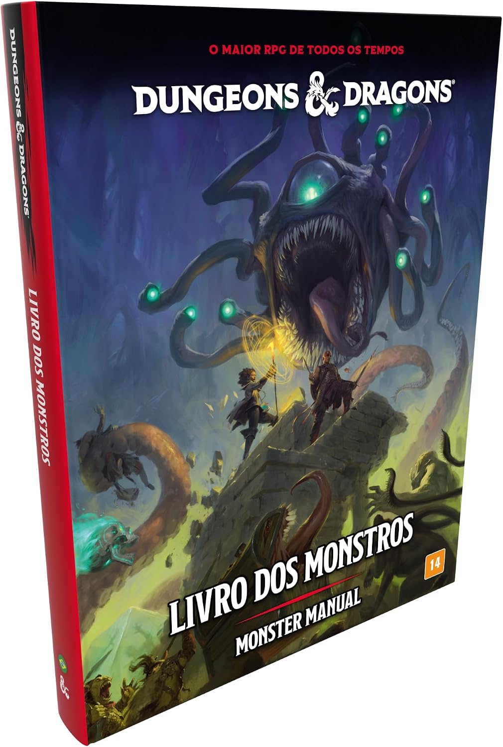 Dungeons & Dragons: Monster Manual - Livro dos Monstros (5.5e), Edição em Português, Livro de RPG, + de 2 participantes