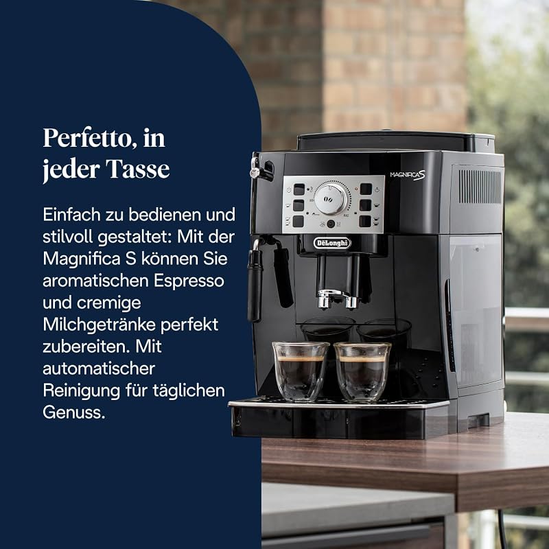 Magnifica S - Kaffeevollautomat 2 Getränke Schwarz