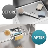 TAILI Sponge Holder for Kitchen Sink Aluminium Rustproof Suction Cup 5 KG view 7