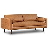 Poly & Bark Napa Leather Couch - 88.5-Inch Office