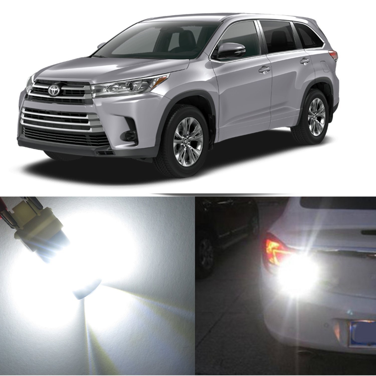 ... 7440 7440NA 7443LL LED Bulbs for Rear Turn Signal Blinker Back-up  Reverse Brake Stop Tail Light Lamps for 2001 2002 2003 2004 2005 Toyota  Highlander