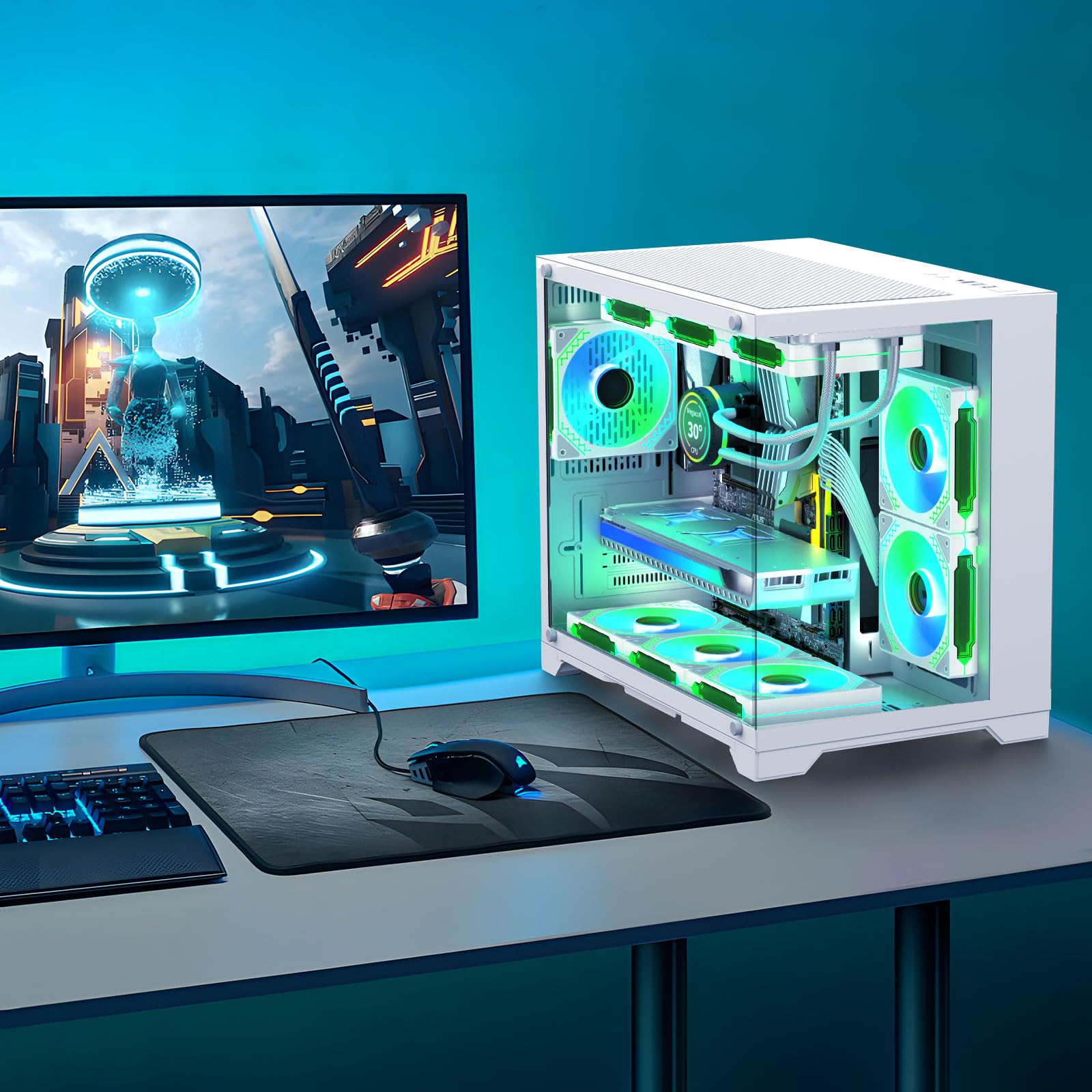 Megaccel MATX PC Case (Not for ATX)