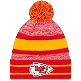 New Era Unisex-Adult NFL Official Sport Knit Classic Cuffed Knit Pom Beanie Hat