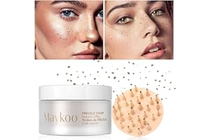 Freckle Pen Natural Like Freckle Stamp Fake Freckles Makeup Cushion,Waterproof Long Lasting Quick Dry,One Press Sun-kissed St