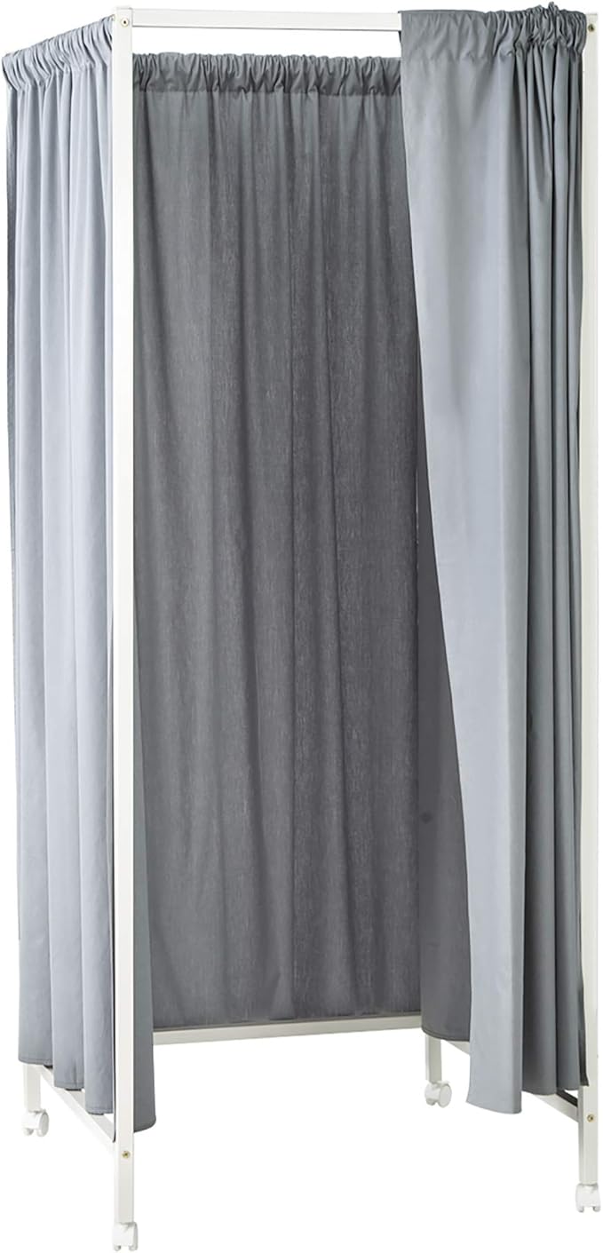 Don't Look at Me Portable Changing Room Divider White