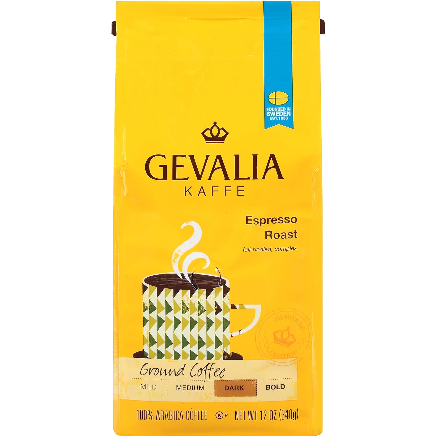 Gevalia kaffee espresso roast Dark ground coffee (043000042984)
