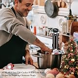 SURLABA 1100W WiFi Sous Vide Cooker, Precision Temp 25-95℃, Timer view 2