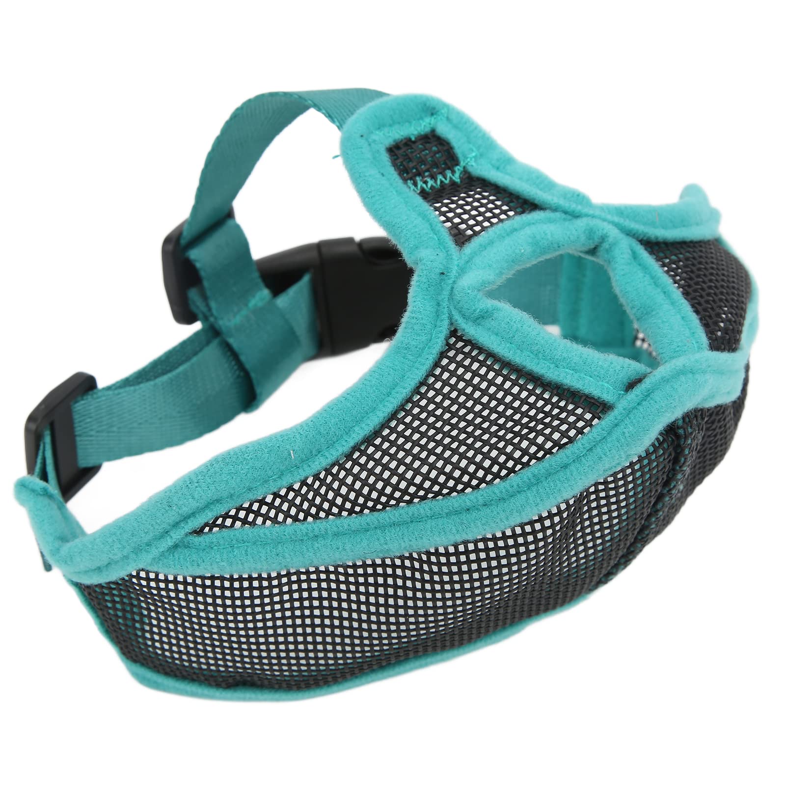 AUHX Dog Muzzle with Short Snout, Muzzle for Bulldogs, Adjustable, Comfortable Anti-Bite Fog for Dogs (m)