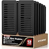 Floor Register 4x10, Plastic Floor Vent Covers, for