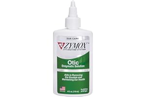 Zymox Otic Pet Ear Treatment Without Hydrocortisone, 4-Ounce