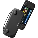 tomtoc Slim Carrying Case for Steam Deck/OLED, Protective Travel Bag | Portable Hard Shell Cover for Steam Deck &amp; Accessories, Lightweight Odorless Felt Storage Bag, Soft Interior for Daily Travel