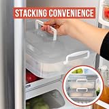 Chef Pomodoro Dough Proofing Box 14" x 11" x 3" 2-Pack Grey view 8