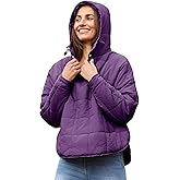 AMEBELLE Women's Oversized Hooded Puffer Jacket Quilted Jackets for Women Lightweight Winter Warm Padded Hoodies Coat