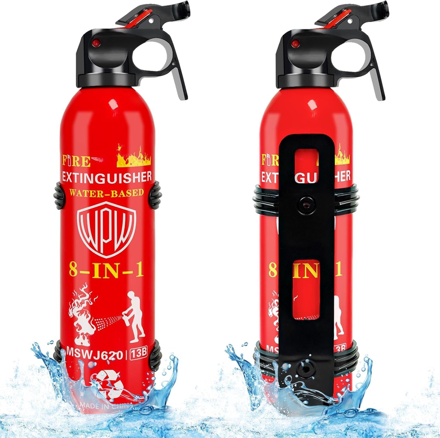 WPW Upgraded 8-in-1 Fire Extinguisher for Home with
