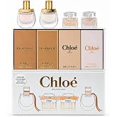 Chloe Perfume for Women Mini Variety Gift Set &ndash; 4-Piece Splash Collection | Mini perfume set and perfume samples for women: Rose Tangerine EDT, Nomade EDP, Chlo&eacute; EDP, Nomade EDT; 4 x 5 mL splash