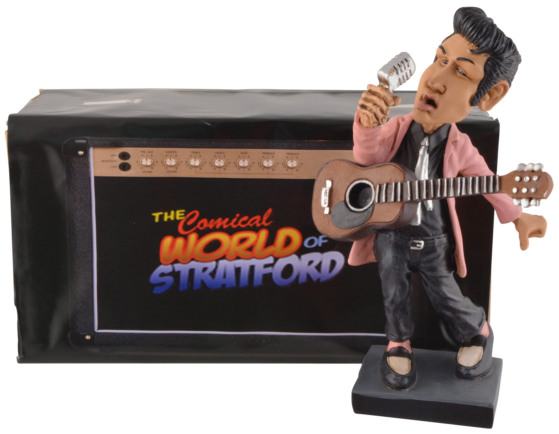 VOGLER Joh. Vogler GmbH Funny Life - Rockstar The King Rock'n Roll Forever Art Stone Hand Painted Warren Stratford Collection