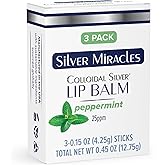 Silver Miracles - Colloidal Silver Lip Balm - TUBE - 3 Pack