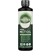 Nutiva Organic MCT Oil, Kosher, Keto Friendly, USDA Certified Organic, Non-GMO, 16 Fluid Ounce (Pack of 1)