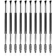 LYSdefeu Duo Eyebrow Brush and Comb- 10Pcs Pro Double Ended Eyebrow Brush & Spoolie, Angled Brow Brush for Precision Application, Defining and Shape, Blending of Eye Brow Powders, Wax & Gel