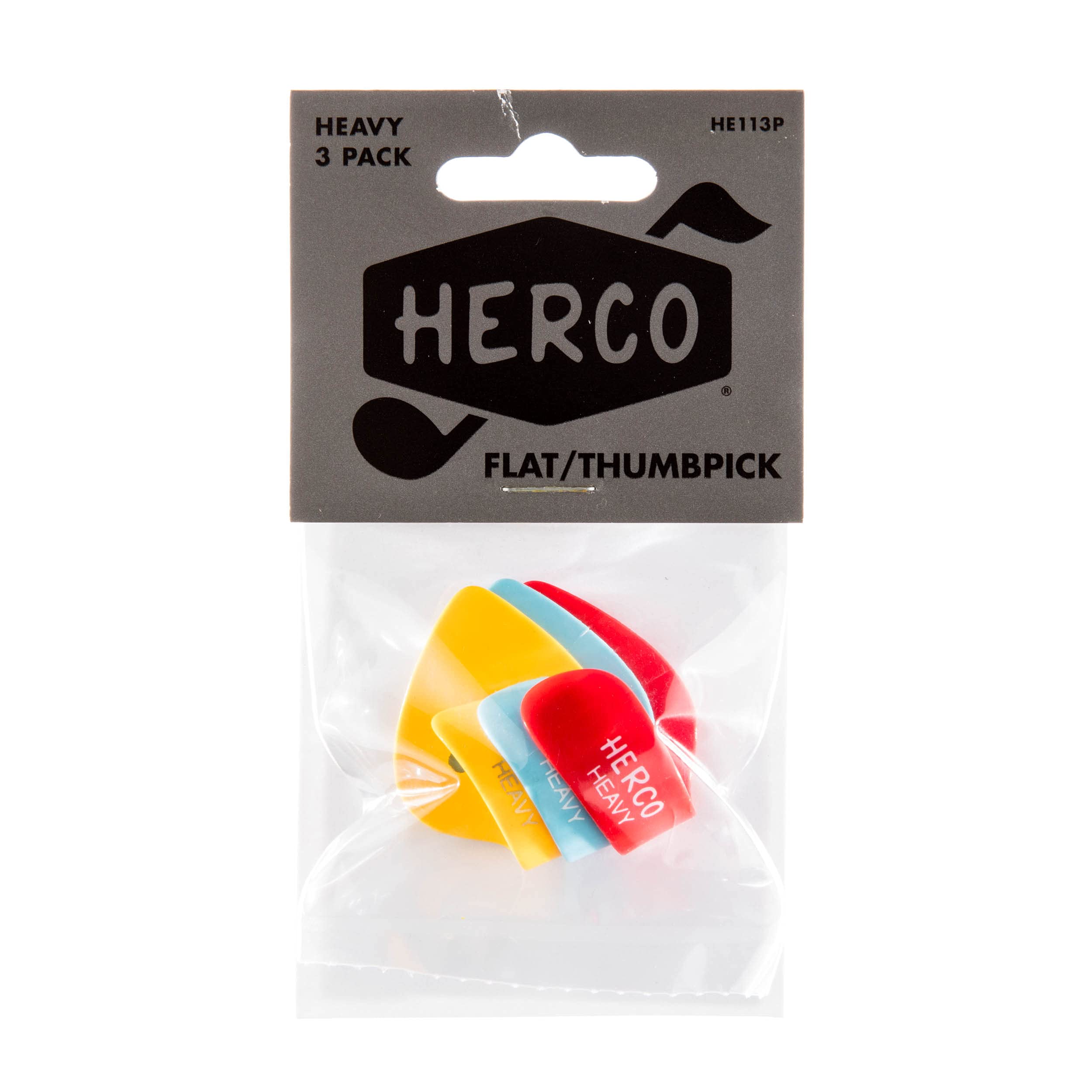 Jim Dunlop CN Heavy Thumbpick Player Pack (Pack of 3)