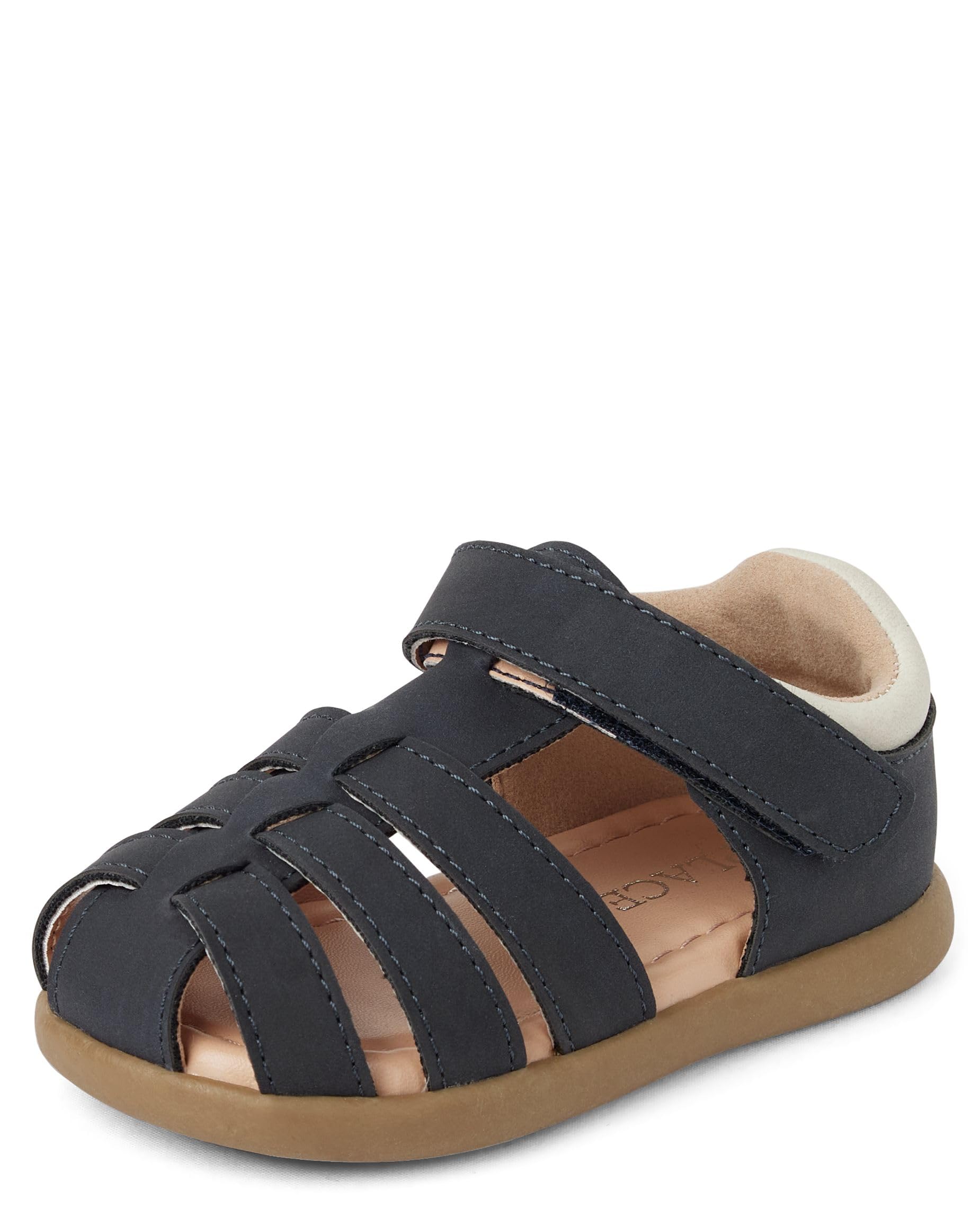 Photo 1 of The Children's Place,and Newborn Boys First Steps Sandals,Navy Fisherman,Infant,3
