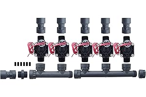 SPW Hunter PGV100-MM 5 Zone Dura Manifold Valve No Flow Control - Slip PGV100G (5 Zone)