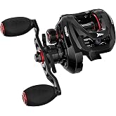 KastKing Royale Legend II Baitcasting Reels, Available in 5.4:1 and 7.2:1 | Max Drag: 17.64 lb, 5+1 BB, 7.2 oz, Stainless Steel Main Shaft, CNC Aluminum Spool, Cross-Fire 8 Magnet Braking System