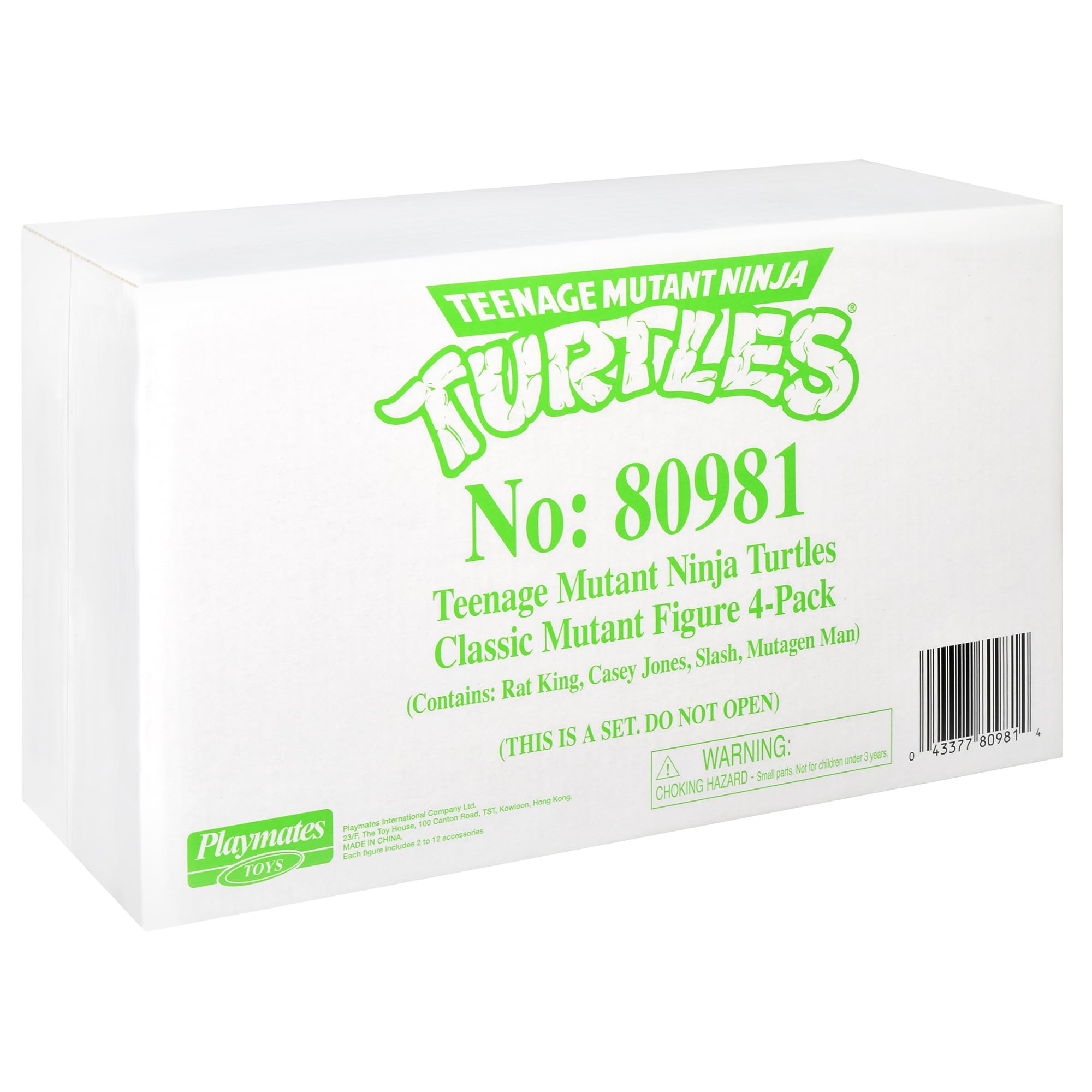 Teenage Mutant Ninja Turtles Classic Mutant 4-Pack Bundle by Playmates Toys