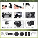 Dripex 160L Dual Chamber Tumbling Compost Bin Black BPA Free view 8