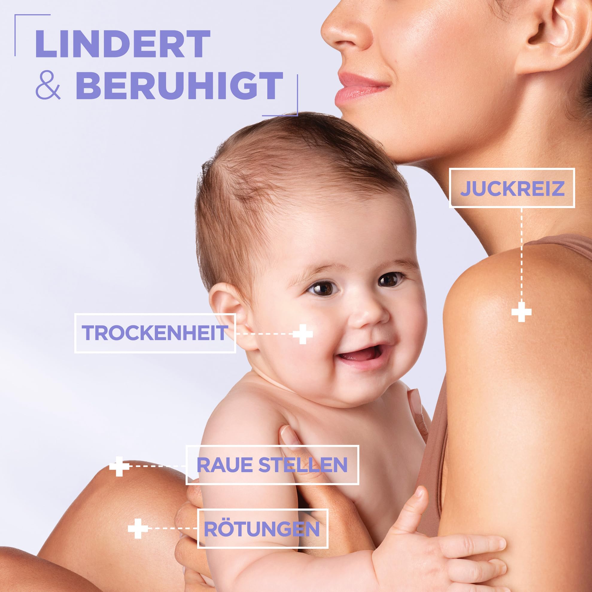 Mixa Panthenol Comfort hautberuhigende Creme, empfindliche & zu Neurodermitis neigende Haut, 13% Panthenol, Glycerin, Omega 6&9, Gesicht/Körper/Hände/Babys/Kinder/Erwachsene, hochverträglich, 400 ml 3