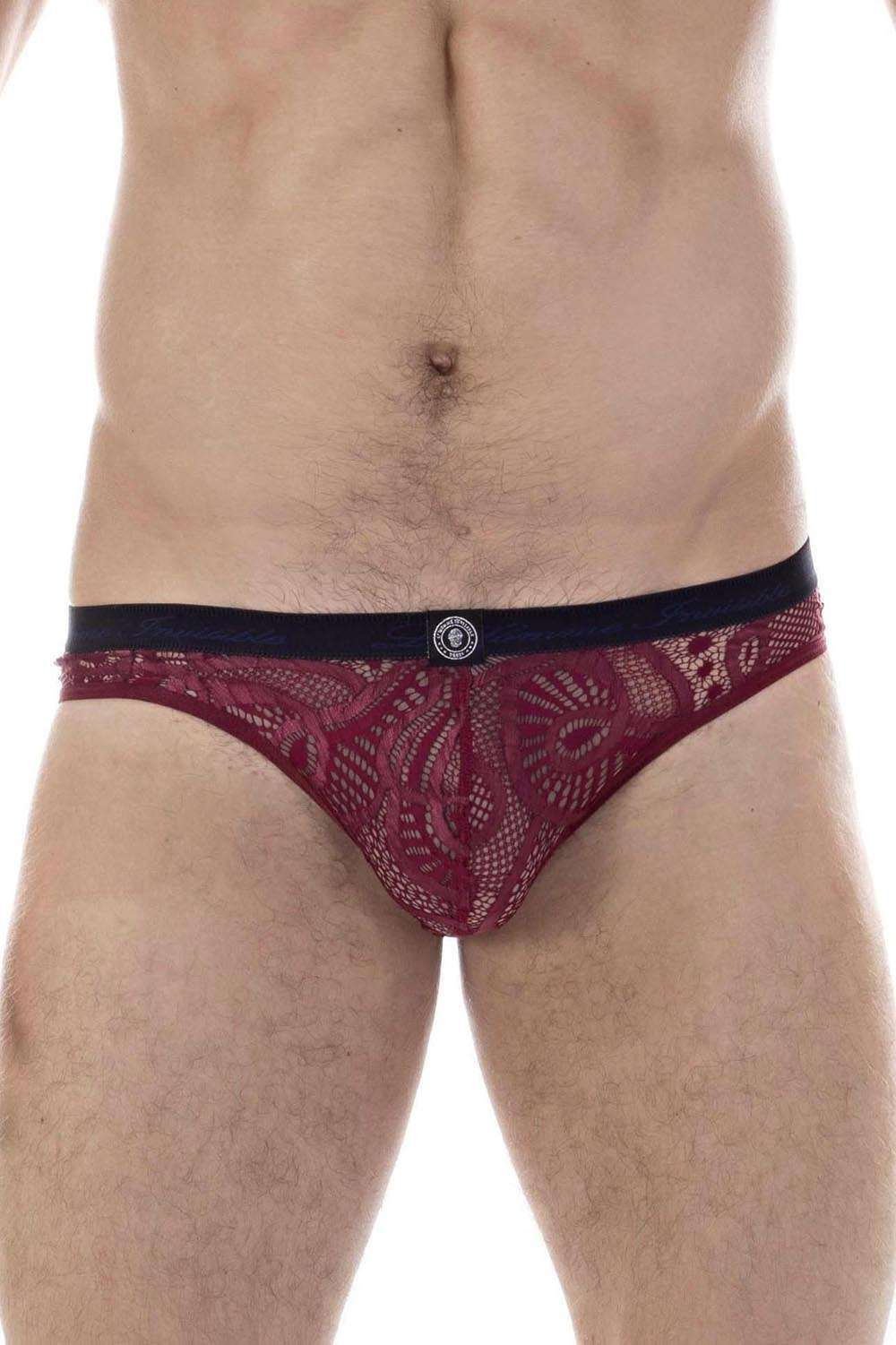 Lhomme Invisible Mens Ocean Life Sexy Back Slip Brief Underwear