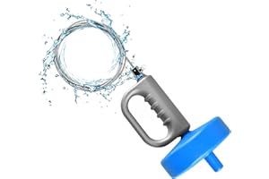 Drain Auger Clog Remover, 5M / 10M Plumbing Snake with Non-Slip Handle & Steel Spring, Manual Drain Cleaner Tool for Sink, Ba