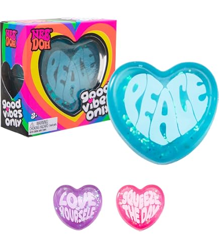 Amazon.com: Schylling NeeDoh Squeeze Heart - Sensory Fidget Toy