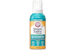 Arm & Hammer Simply Saline Extra Strength Plus Eucalyptus Nasal Mist for Severe Congestion, 4.6 oz