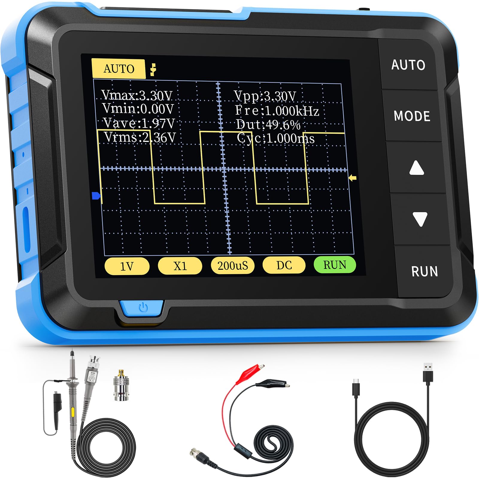 FNIRSI DSO152 Handheld Oscilloscope - 2.8" TFT
