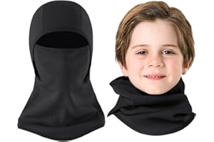 Aegend Balaclava Face Mask for Kids Age 5-12, Windproof Ski Face Neck Warmer for Cold Weather Winter Outdoor Sports