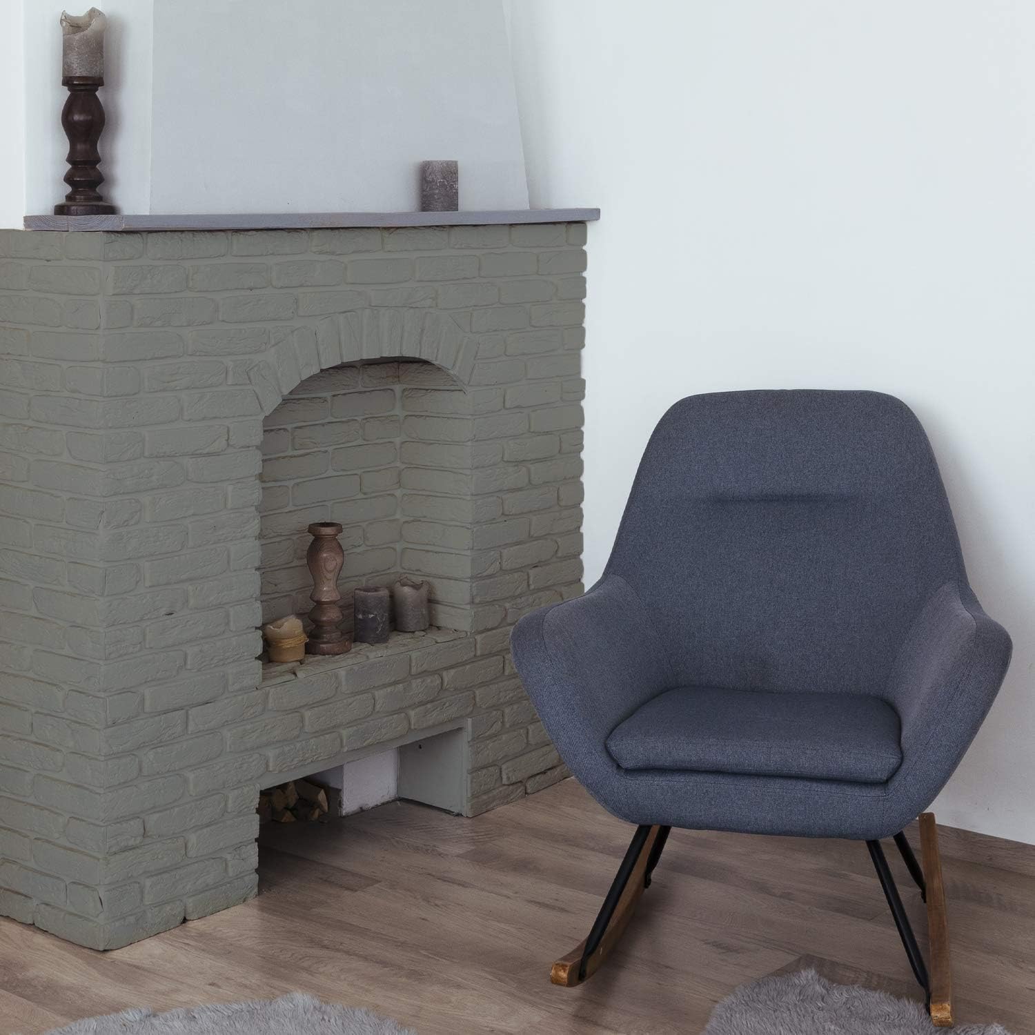 Hemway Chalk Paint Old Stone Grey Furniture Paint 1L, Matt Finish Shabby Chic, Chalk Furniture & Walls, Quick Dry & 1 Coat - Image 5