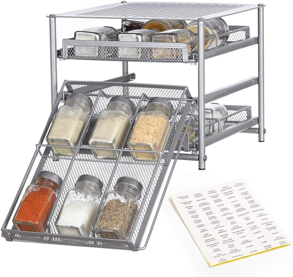 Best Kitchen Spice Organizer Spinning