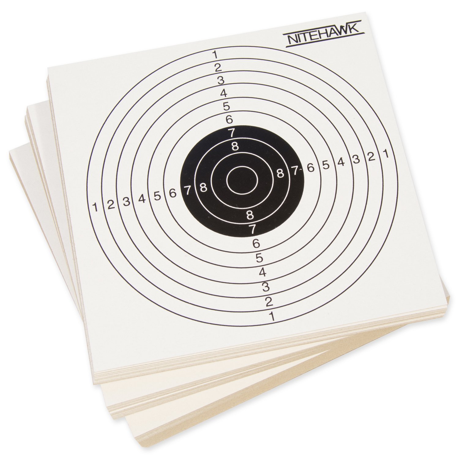 Nitehawk 200pc 14cm Air Rifle/Airsoft Pistol Shooting Practice Card