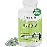Somarenew Metabolism Booster, Gut Cleanse, Energy Support & Full Body Cleanse Supplement with Marine Phytoplankton (Omega 3) & Black Fulvic Acid Superfood - 180 Vegetable Capsules