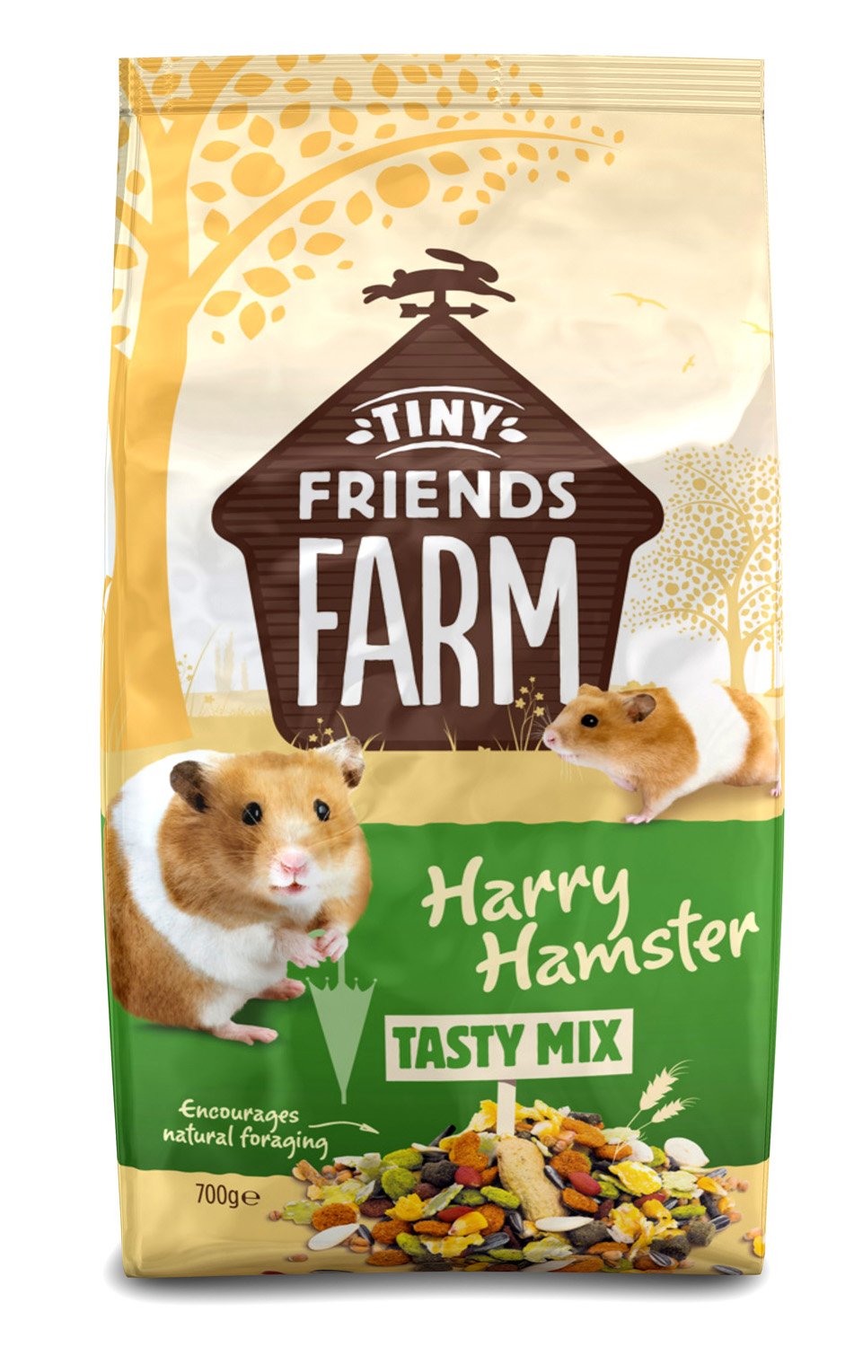 Supreme Tiny Friends Farm Harry Hamster Tasty Mix 6 packs of 700g