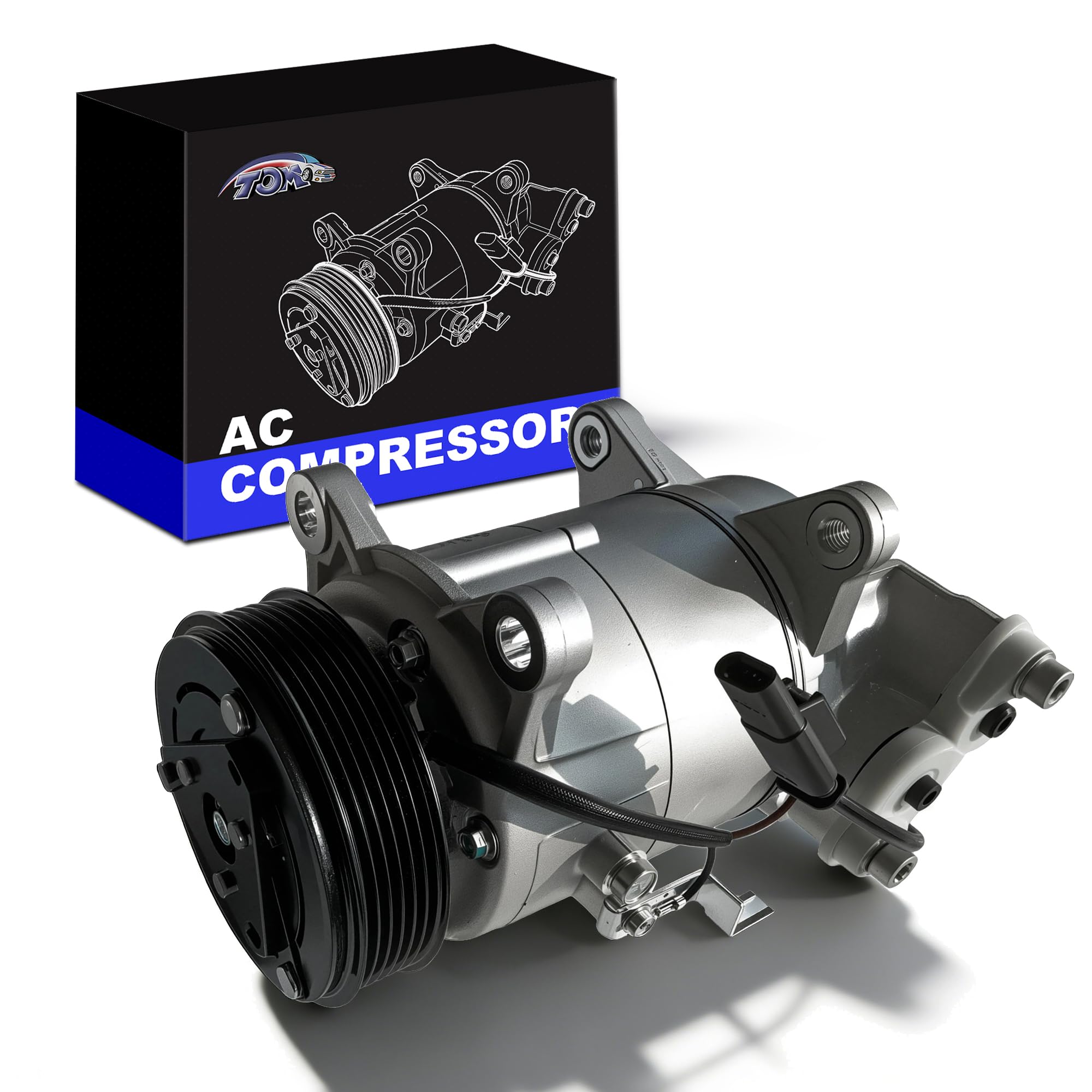 Photo 1 of **HEAVY** A/C Air Conditioner Compressor with Clutch Replacement for Mini Cooper 2014-2019 for Mini Cooper Clubman 2016-2018 CO11500C 64525A3F1D2