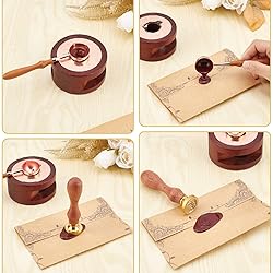 CRASPIRE Vintage Pattern Wax Seal Stamp Retro