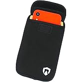 RadiArmor EMF Blocking Cell Phone Sleeve - EMF Blocking Pouch That Fits Most Standard Smartphones - Updated Version (Black, Large)