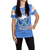 Calhoun NHL Ladies Loose Fit Varsity Style Retro Lounge T-Shirt