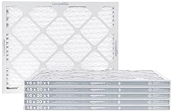 Amazon Basics 16x20x1 Air Filter 6 Pack, Merv 8 AC