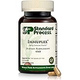 Standard Process Inc. Immuplex - Daily Immune Support Supplement with Folate, Iron, Vitamin C & Vitamin A - Mineral Supplement with Antioxidant Ingredients - 150 Capsules